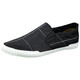 DICK LANE Dick Renne brand cloth shoes men 2025 new one-foot canvas shoes breathable lazy casual men shoes old Beijing cloth shoes men all black 42