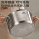 ASD small steamer soup pot uncoated 304 stainless steel thickened home kitchen multi-functional steamer cooking and stew integrated pot thickened 304 stainless steel soup steamer 24cm