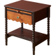 
Guangming Furniture Solid Wood Bedside Table Simple Medium-Aged North American Red Oak Bedside Table Retro Style Bedside Table 14101 Minimalist Black with Medium-Ancient Color-Bedside Table