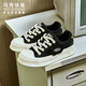 Mark Huafei Herrenschuhe Herren 2025 Neue Herren -Board -Schuhe Sommer Atmungsaktives Sport vielseitige Leinwandschuhe Schwarz 40