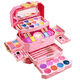 Magic Bean Shenghuo Children's Cosmetics Toy Set Kids Baby Princess Makeup Box Girls Playing House Girl Gift Exquisite Gift Box [Music Makeup Suitcase + Baby