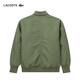 LACOSTE French crocodile women's trendy versatile flight jacket lapel cotton jacket | BF0681 BMY/khaki green M 38 /165