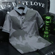 Poesie Hibiscus Trendy Brand Herren Revers Short-Ärmeln Polo Shirt Neues Sommergeschäft Casual Slim Sleeve Shirt Herren SMJ9766Z Black 4xl