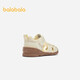 Balabala baby toddler shoes children's sandals shoes baby boys and girls 2024 summer breathable mesh 208224145201