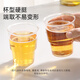 Meiya disposable cup aviation cup thickened plastic cup 240ml*50 pieces food grade transparent high-end beverage cup