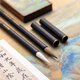 Huying Jiangshan Fu Four Treasures of the Study Set Pen, Ink, Paper and Inkstone Writing Brush Set High-end Calligraphy Inkstone Ink Table She Inkstone Brass Pen Holder Master's Handmade Walnut Wood New Year Gift Box