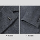 Hla Hailan Suit Home Traje para hombres Spring and Autumn 24 New Wool Comfort Suit Jacket Hen HWXAW3W004A Medium Gray 07 185/104B 52B Recomendado 165 ~ 172Jin [Jin es igual a 0.5 kg]