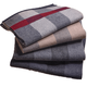 Ordos cashmere scarf men's winter 2025 new plaid thickened warm scarf Korean version black and white gift box