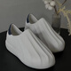 ADIDAS/阿迪达斯贝壳头 SUPERSTAR 男女三叶草经典一脚蹬时尚板鞋运动鞋 IF6180 浅灰白/藏青蓝 35.5