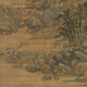
The ancient green landscape painting scrolls of the Yuan Dynasty, the famous paintings of the Yongjiang Mountains of Yong, the ancient paintings of the King of Mengxi Mountains of Yuan Dynasty, the picture of Gao Yi 12212 50X84 cm (spraying painting heart size)