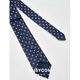 Beliebte Marine blau hochwertige leichte Luxus-Luxus-Männer handgesperrte Krawatte Männer High-End-Arbeitspendleranzug Business Geschenkbox Herrenzubehör Navy Blue gewöhnlich