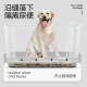 POPOCOLA dog toilet high fence small dog poop artifact male dog special stainless steel dog litter basin potty plus high fence dog toilet [25mm spacing]
