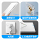 International Electrician Switch Socket 86 Ultra-thin Tempered Glass Panel Concealed Wall Household One-Open Dual Control Five-Operation Power Socket Misplaced Five-Operation Socket-White