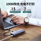绿联（UGREEN） type-c拓展坞 雷电4 Type-c扩展坞 转DP双HDMI拓展坞USB3.2分线器网卡转接头笔记本拓展坞 5合一DP+PD+USB*3	15905