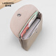 Lan Shiko Coin Wallet genuine leather cute small wallet women's key bag short coin bag Korean version wallet mini coin bag black