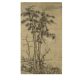 元李衎双松图古代山水画卷轴名画复仿古画中式挂画 元李衎双松图12805 40X68厘米（喷绘画心尺寸） 装裱乳白色卷轴（宣