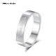 Miss JuJu pt950 platinum ring for men, white gold, Perfect Match, single ring for women, 10#, about 5.6 grams, the amount will be refunded according to the actual weight.