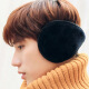 Watson sheep earmuffs for men and women in winter, warm earbags, earmuffs, plus velvet, anti-cold earmuffs, antifreeze earcaps, thickened ear warmers, black 1 piece