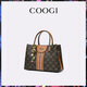 COOGI bag women's bag light luxury brand hand-held tote bag women's crossbody bag Valentine's day birthday gift to girlfriend wife coffee color direct delivery Kyokura