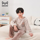 Catman Miiow Boys Flanell-Pyjamas setzen die langärmeligen Koralle-Fleece-Hauskleidung für Kinder, um warme Winterbaby 20 Serie 677* 160 cm zu halten (empfohlenes Gewicht 85-104 Jin [Jin gleich 0,5 kg]))