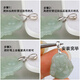 Fat Donglai same style 18k gold pendant buckle thickened clip melon seed buckle jade jade inlaid K 18K yellow gold No. 59