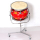 Fanchao Instrument de percussion à tambour à cinq tons Pai Pai tambour tang tambour ding tambour et ethnique tambour petit fleur jaune Mg-16 3 # tambour