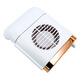 Shoufu Solar Vehicle Échappement Ventilateur de voiture Nouveau ventilateur de voiture USB Été refroidisseur de fraîcheur Air Solaire + USB Black 9920a