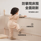 IGROW Andao 3.0 spliced bed widened crib solid wood edge adjustable height beech bedside bed 2.0*0.8m