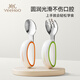 Ying's baby learns to eat fork spoon for babies learn to eat complementary food spoon for children's spoon tableware fork training fork spoon set [with storage box]