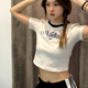 Футболка с короткими рукавами adidas Женская летняя новая клеверская спортивная одежда