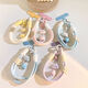 Laiji cute fun speechless cloud star jewelry mobile phone chain wristband pendant key camera lanyard hanging chain universal white speechless cloud star + 653 mark + sky blue small clip