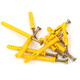 Jinguluo plastic expansion tube small yellow croaker expansion screw expansion plug self-tapping screw sleeve 6*30mm/800 pieces (excluding screws) KCAA-607