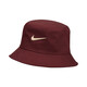 【95成新】耐克NIKE春运动配饰男女渔夫帽APEX BUCKET SQ帽子FB5382-681夜褐红M