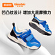 Jinopu toddler shoes 18 months to 5 years old children's cotton shoes baby functional shoes winter plus velvet soft sole shoes TXG1238 blue/black/white 22.5 140mm suitable for foot length 136-145mm