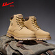 
Huili Martin boots men's shoes new summer British style shoes men's couples work boots outdoor yellow boots hiking boots camel color [add a pair of insoles] 40