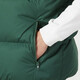 Nike cotton vest men's 2025 summer new style running fitness down comfortable stand collar zipper casual sports jacket FB7374-323 fir green/white (cotton jacket) M