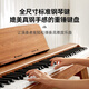 Terence P37 Electric Piano 88 Key Heavy Hammer Modern Light Luxury Piano Children Adultos Adultos Piano P37 Grano de troncos [Teclado de martillo pesado] Estándar oficial + soporte de piano original + Tres pedales + Bolsa de regalo