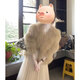 Tafu brand women's fox fur coat for women 2025 winter new small short small fragrance style fur coat apricot color L