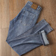 Yiyu Jeans Men's Summer Summer Style Youth Mens Men's Slim Body Strast Elastic High-End Business Casual Long Blayers Summer 2677# светло-голубой 29