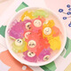 Glow-in-the-dark three-dimensional cartoon doll cute decompression trendy diy children's toy ornaments accessories cream glue Eggman Party-4 pieces random style