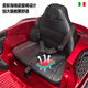 Children's shoes 1.15m extended version Baby electric car four-wheel remote control car can sit on a child's baby toy car Fashion red luxury four-wheel drive + leather seat + soft tires
