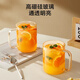 Made in Tokyo, glass cup, heat-resistant and high-temperature tea cup, coffee milk scale cup 500ml