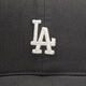 美职棒（MLB）官网韩版棒球帽男女同款帽子休闲运动基础款刺绣鸭舌帽生日礼物 洛杉矶道奇队/炭灰色 均码 F