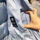 Adidas (adidas) Clover Men's Down Jacket для зимнего нового модного модного на открытом воздухе утолщен теплый и удобный верхний официальный сайт H13565 Sky Blue xs