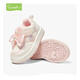 Snafy Girls Toddler Shoes 2025 Winter New Little Girls Sports Shoes Plus Velvet Warm Baby Casual Shoes Vanilla White 23 Recommended Foot Length 14.3cm