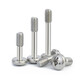 Jinchao 304 stainless steel 818 pan head cross-shaped screws, round head, non-loosening screws, half-thread M3M4M5M6 M3*6 (10 pcs)