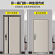 Yu'an dun Classe A Porte de sécurité Porte d'entrée de maison Crème Crème Style Nouveau entrée Porte d'empreinte intelligente Porte de sécurité Séclair