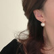 Idel's new summer imitation pearl earrings, temperament, high-end and atmospheric earrings, light luxury niche design earrings, female earrings, female French earrings E2126