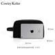 Cowley Keller Wallet Herrengeschäftskupplung Tasche große Kapazität gewebte Handtasche Casual Fashion Doppel Reißverschluss Handtasche Herren Handy -Tasche Schwarz 27*10*15 cm