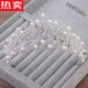 Hongying Hong Kong et Macau Lumière Luxury Bridal Headress Three Set ACCESSOIRES DE MARIAGE COLIELLIS DE MEILLOR COLLE COLER CORIE CORIE CORIE CORPORT DE COURL POPULAIRE DE CEARL + COLLE DE PERLES D'OEURS DE CELO